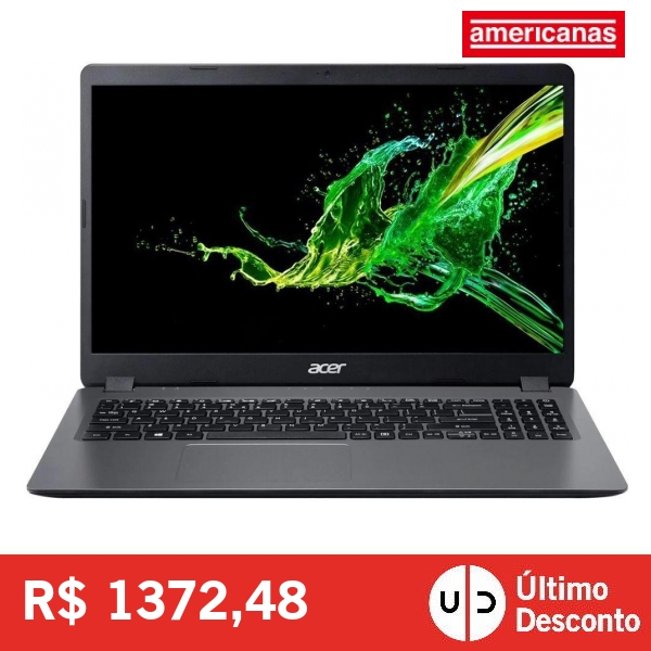 Notebook Acer A315-56-304Q Intel i3-1005G1 8GB 512GB SSD W10 15,6
