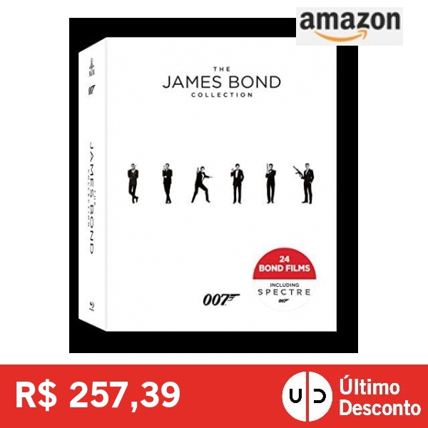Box James Bond Collection The Blu-ray - 24 Filmes