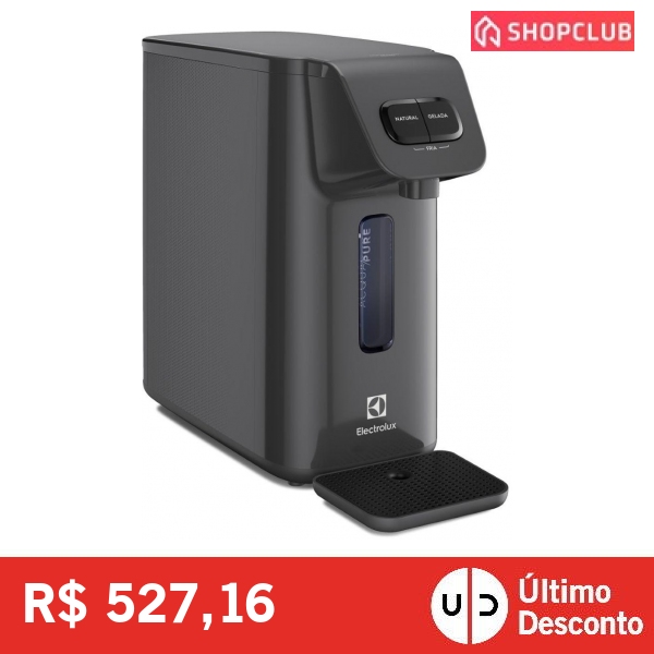 Purificador Electrolux Água Gelada 3 Níveis Cinza Efficient Eletrônico (PE15X) - Bivolt