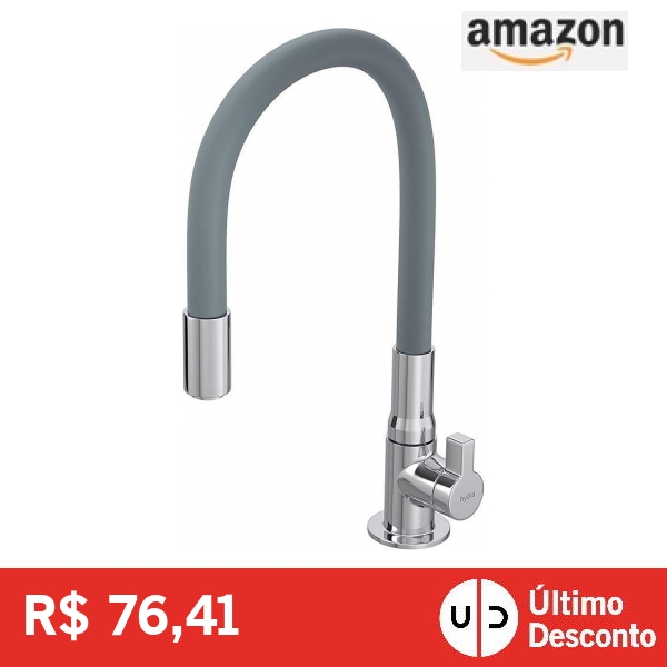 Torneira de Bancada para Cozinha Hydra Hydramotion Cinza