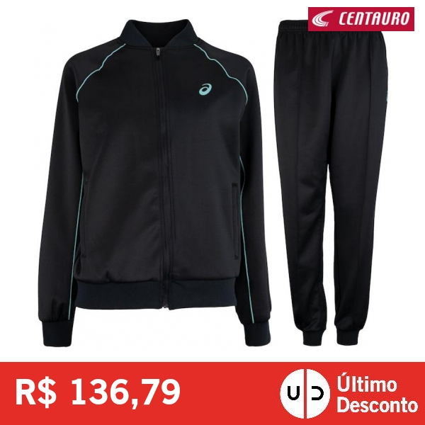 Conjunto De Agasalho Feminino Asics Recortes Vivos