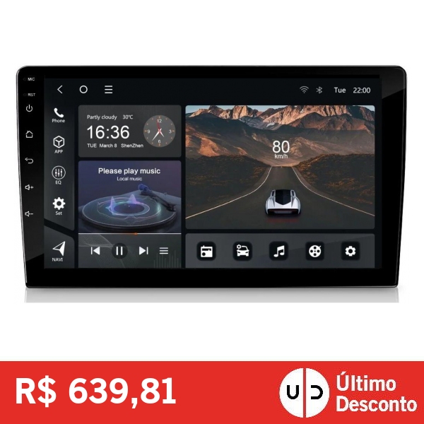 Central Multimidia Automotiva NAVPRO QUADCORE PLUS Tela 7